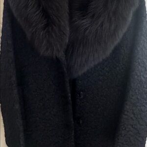 Black Zara coat size M